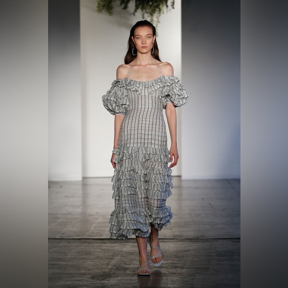 Zimmermann Painted Heart Midi Folded Dress - Size 1 (US4)